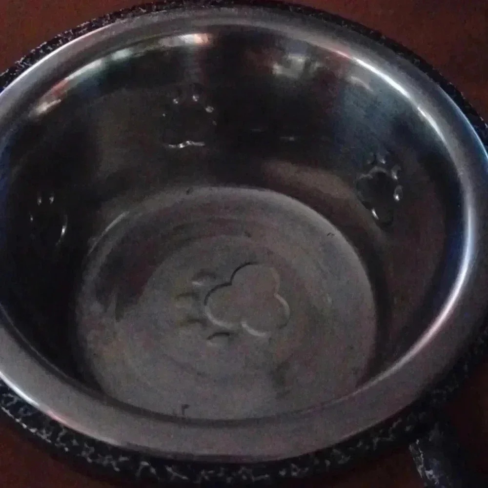 > Pet food stand.  Havy.  For small/medium pets. - Picture 5 of 9